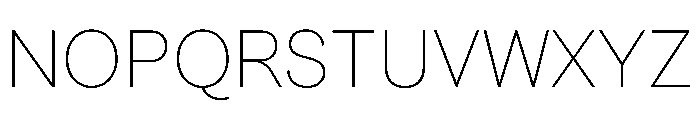 SubtilGrotesk Thin Font UPPERCASE
