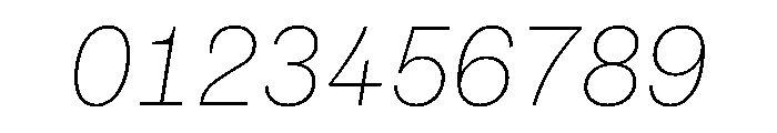 SubtilGrotesk ThinItalic Font OTHER CHARS