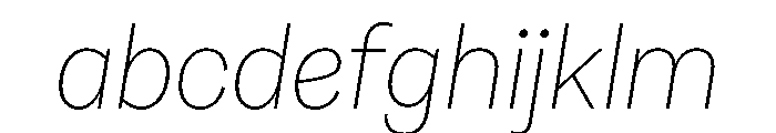 SubtilGrotesk ThinItalic FONT