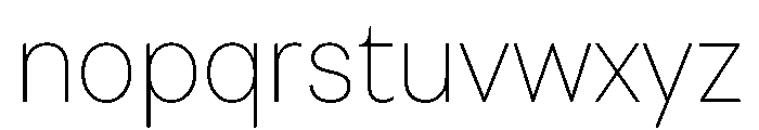 SubtilGrotesk Thin Font LOWERCASE