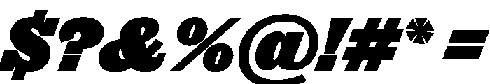 Successor Black Italic Font OTHER CHARS