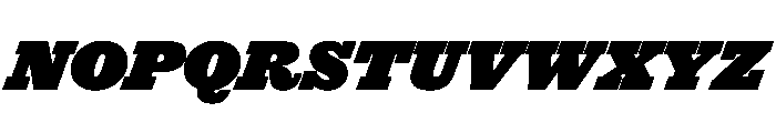 Successor Black Italic Font UPPERCASE