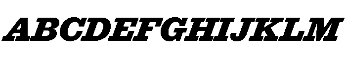 Successor Bold Italic Font UPPERCASE
