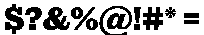 Successor Bold Font OTHER CHARS