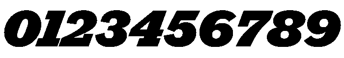 Successor Extrabold Italic Font OTHER CHARS