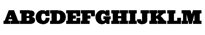 Successor Extrabold Font UPPERCASE
