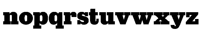Successor Extrabold Font LOWERCASE