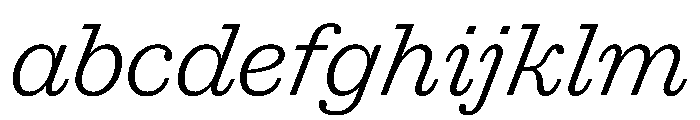 Successor Extralight Italic FONT
