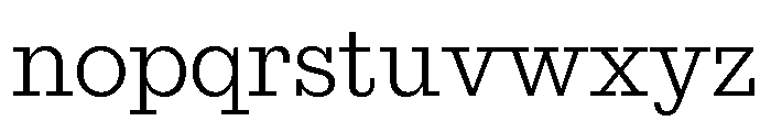 Successor Extralight Font LOWERCASE
