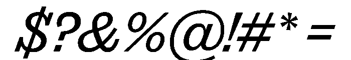 Successor Light Italic Font OTHER CHARS
