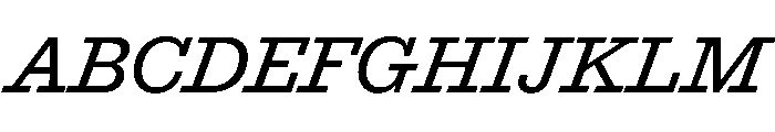 Successor Light Italic Font UPPERCASE