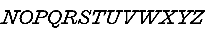 Successor Light Italic Font UPPERCASE
