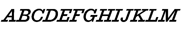 Successor Regular Italic Font UPPERCASE