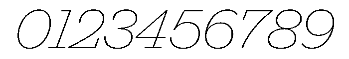 Successor Thin Italic Font OTHER CHARS