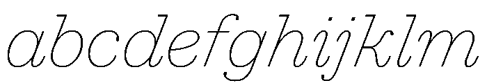 Successor Thin Italic FONT
