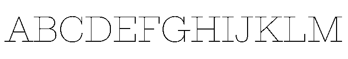 Successor Thin Font UPPERCASE
