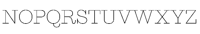 Successor Thin Font UPPERCASE