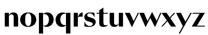 SunKing ExtraBold 12c61776 Font LOWERCASE