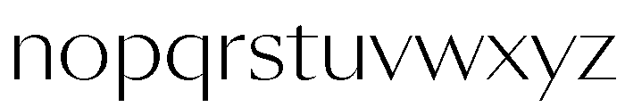 SunKing ExtraLight E25f8a8c Font LOWERCASE