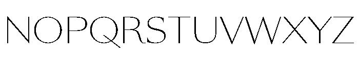 SunKing Thin A2a3a038 Font UPPERCASE