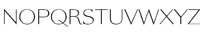 SunKing Thin Da614814 Font UPPERCASE