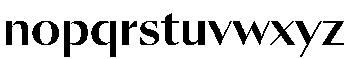 SunKingVAR Bold Instance Bf2ac034 Font LOWERCASE
