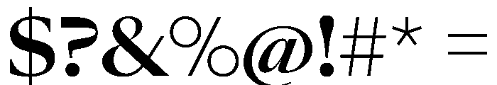 SunKingVAR Bold Instance Font OTHER CHARS