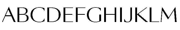 SunKingVAR Light Instance Font UPPERCASE