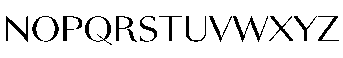 SunKingVAR Regular Instance Font UPPERCASE