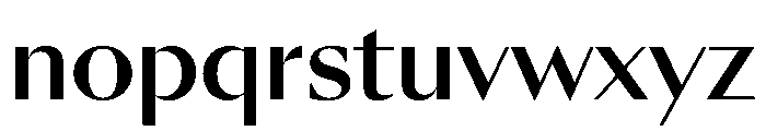 SunKingVAR SemiBold Instance Font LOWERCASE