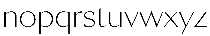 SunKingVAR Thin Instance Font LOWERCASE