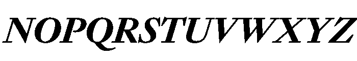 Sunlight BlackItalic Font UPPERCASE