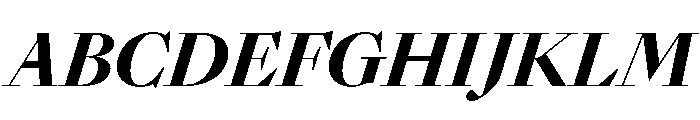 Sunlight BlkContrastIt Font UPPERCASE