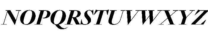 Sunlight BlkContrastIt Font UPPERCASE