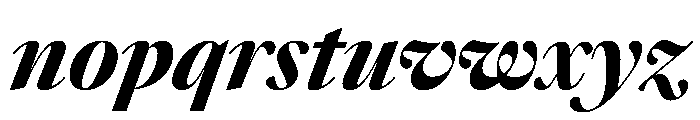 Sunlight BlkContrastIt Font LOWERCASE