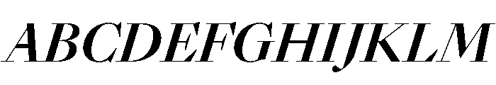 Sunlight BoldContrastIta Font UPPERCASE