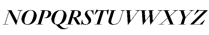 Sunlight BoldContrastIta Font UPPERCASE