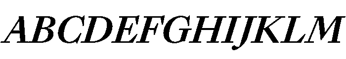 Sunlight BoldItalic Font UPPERCASE