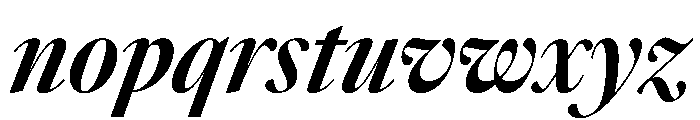 Sunlight CnBdContrastIt Font LOWERCASE
