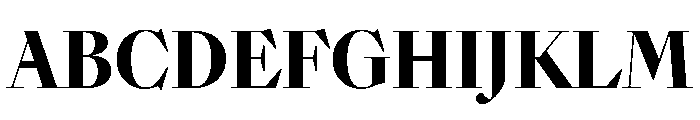 Sunlight CnBlkContrast Font UPPERCASE