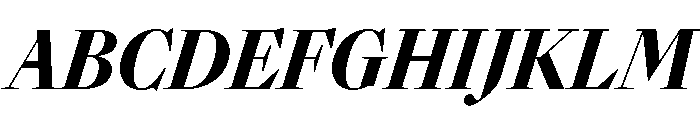Sunlight CnBlkContrastIt 006b7d2a Font UPPERCASE