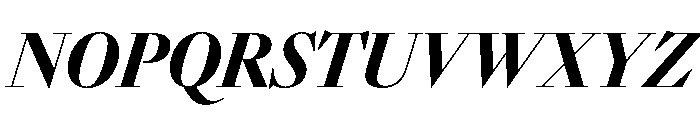 Sunlight CnBlkContrastIt 006b7d2a Font UPPERCASE