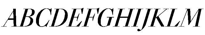 Sunlight CnMdContrastIt Font UPPERCASE