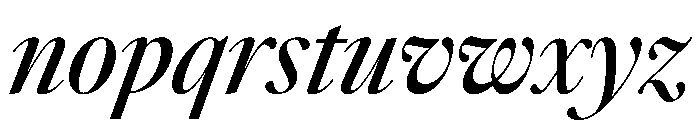 Sunlight CnMdContrastIt Font LOWERCASE
