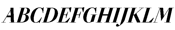 Sunlight CnXBdContrastIt 99720409 Font UPPERCASE