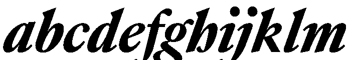 Sunlight CondBlackIta FONT