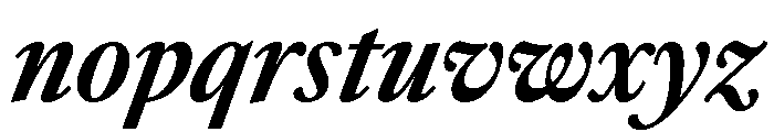 Sunlight CondBoldIta 3e9f454d Font LOWERCASE