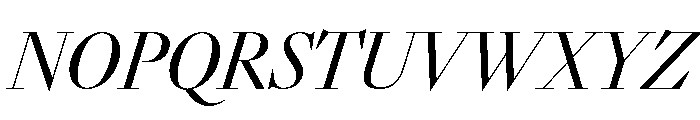 Sunlight CondContrastIta 65990d9c Font UPPERCASE