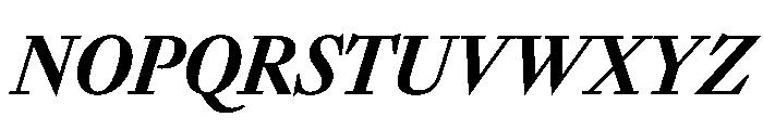 Sunlight CondExtBdIta Font UPPERCASE