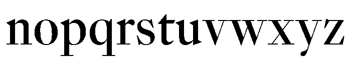 Sunlight CondMedContrast Font LOWERCASE